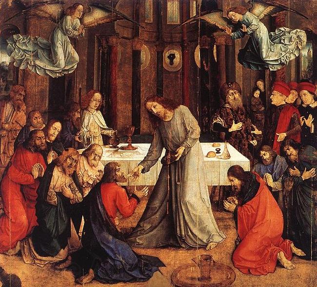 Justus van Gent The Institution of the Eucharist